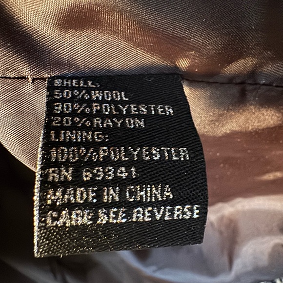 Women's Brown 3/4 Cropped Blazer - Picture 5 of 6